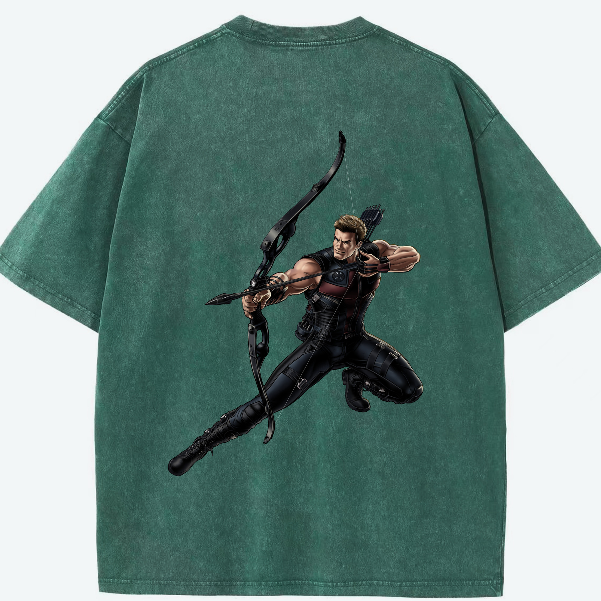 （画像用） アベンジャーズ The Avengers 綿100% ヴィンテージ風 半袖Tシャツ（背面プリント）
